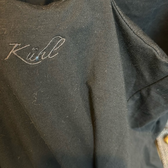 Kuhl black criss cross back built in bra t shirt dress size XS - Picture 4 of 4